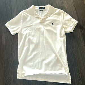 Ralph Lauren Polo, “custom fit” white golf shirt (M)